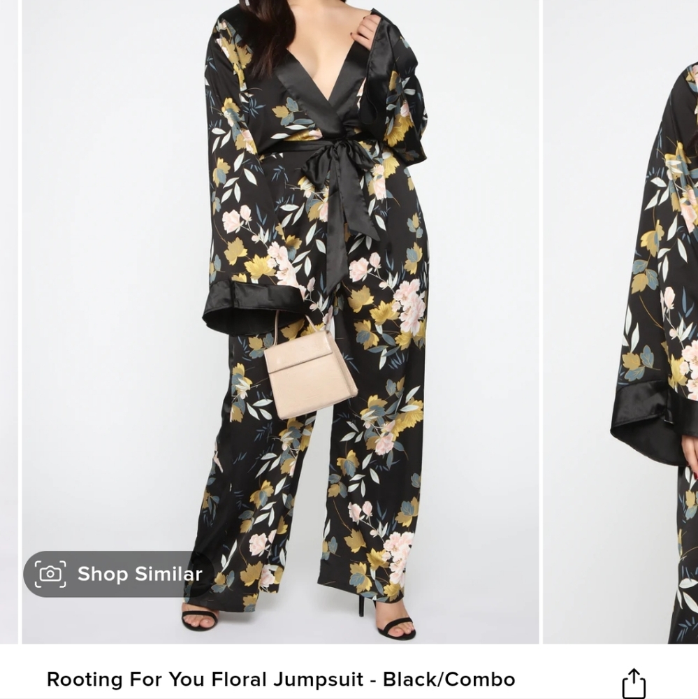 Floral jumpsuit